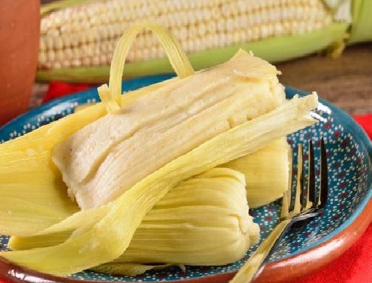 Tamales de elote Recetas de Honduras.